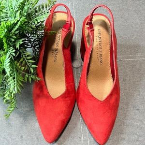 Christian Soriano red heels